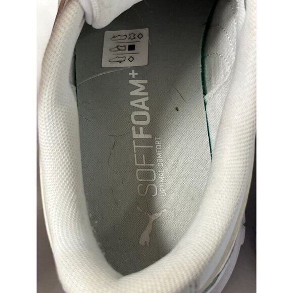 PUMA Smash Platform V2 Triple White Women's Sneakers Size 8 - Picture 8 of 16